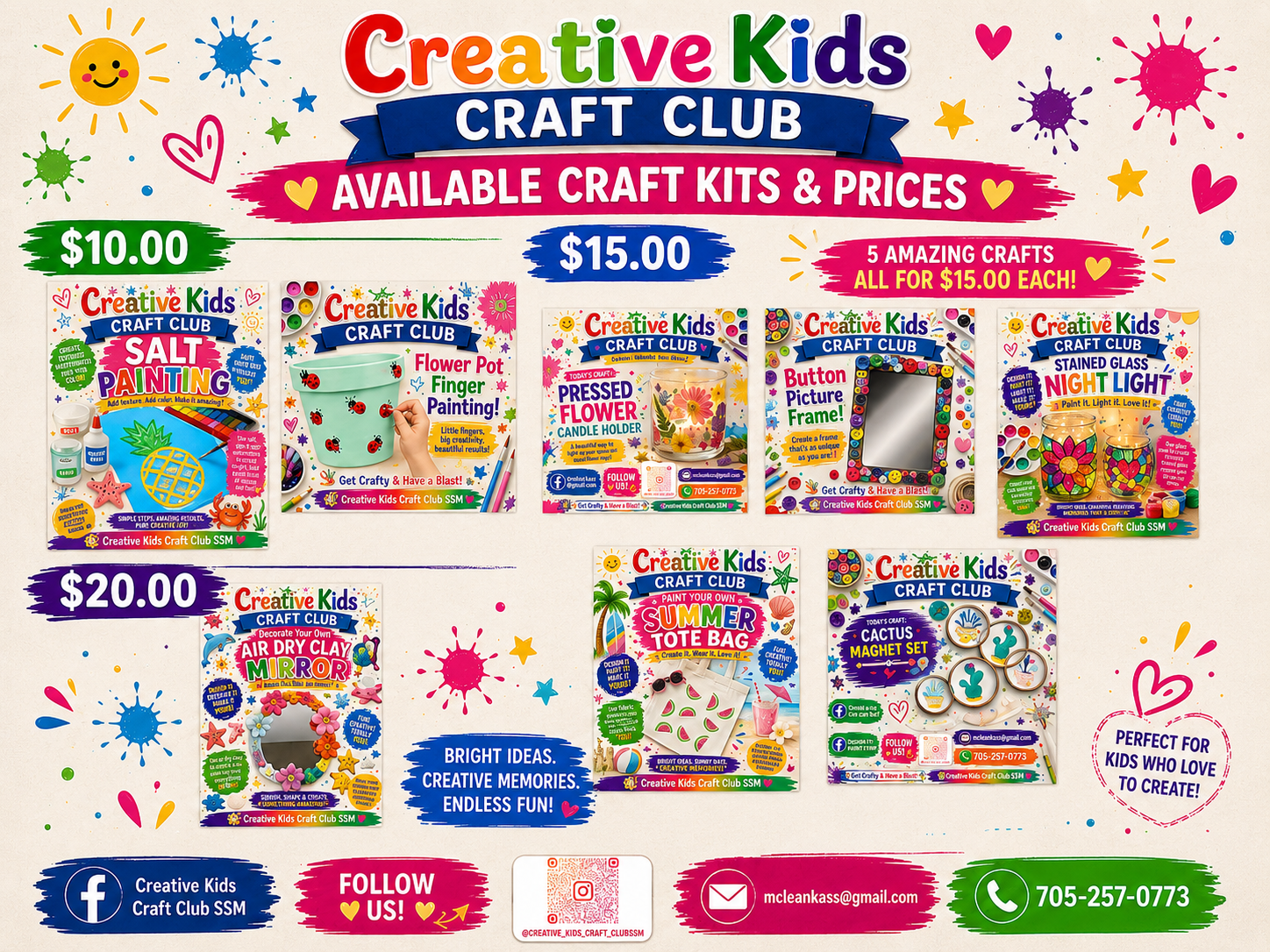Available DIY Craft Kits