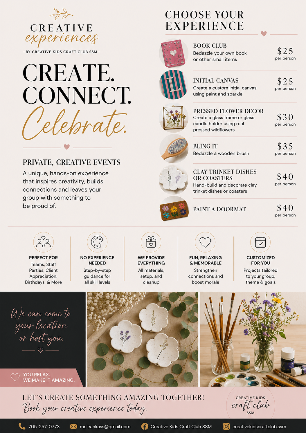 Creative Experiences for Adults