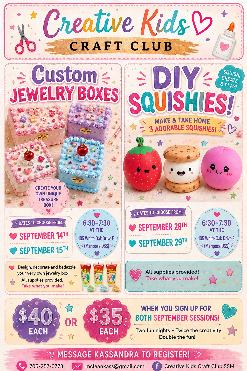 Cake Jewelry Boxes and Squishies